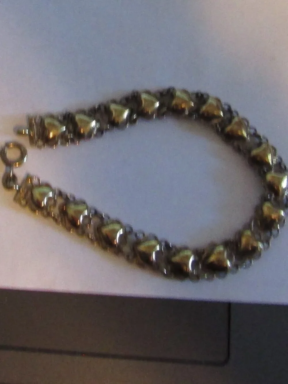 Signed 925 Sterling (Gold toned vermeil?) 7.5