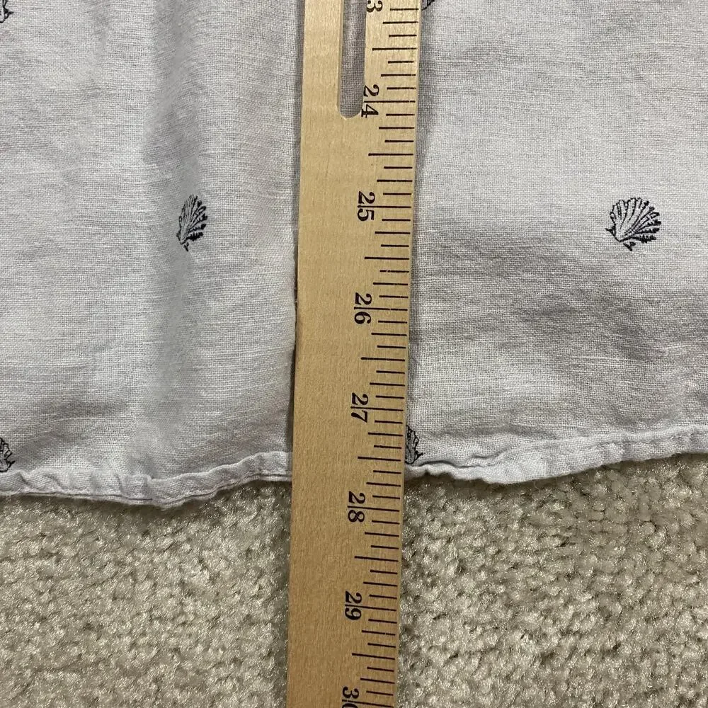 Banana Republic linen button