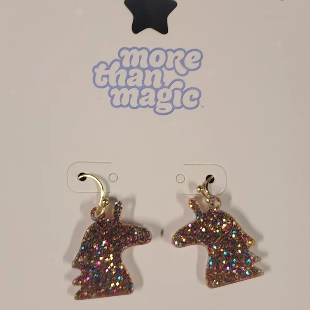 More Than Magic unicorn earrings