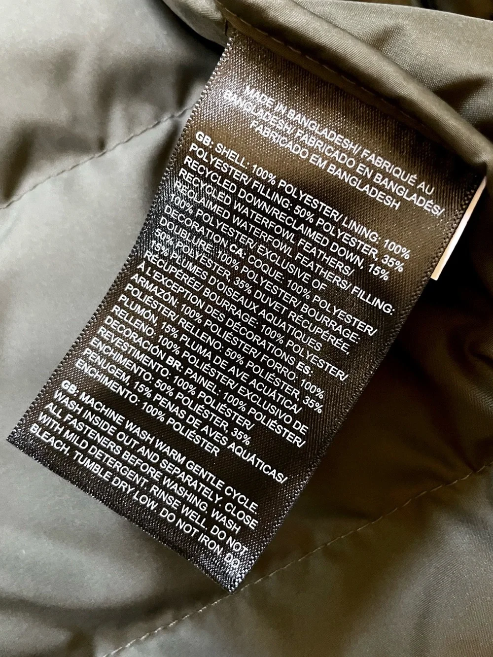 The North Face new tags