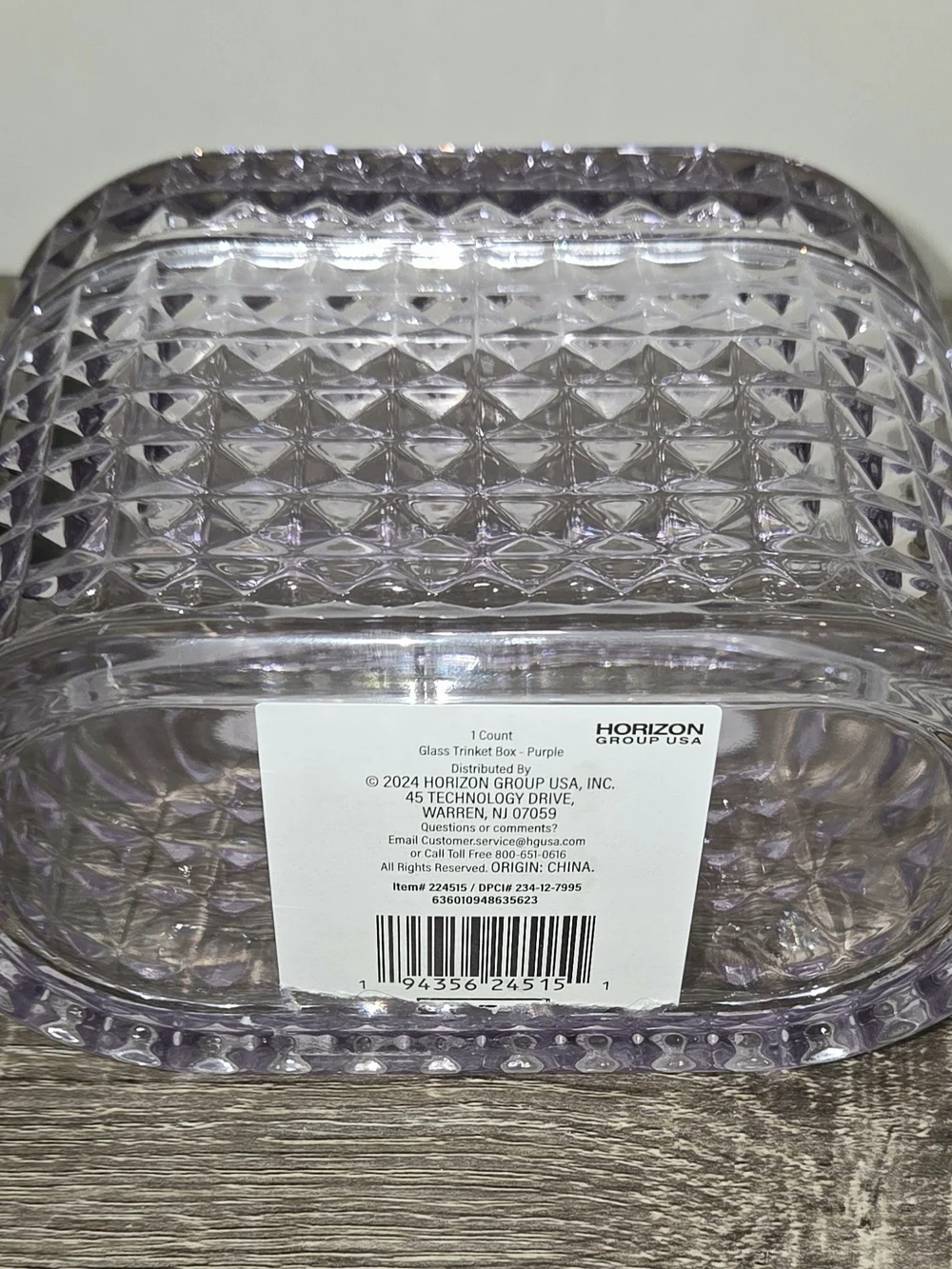 Target glass trinket