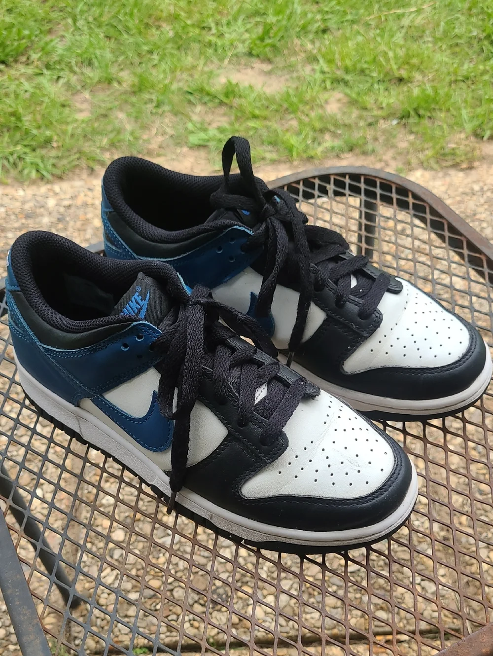 Nike Dunk Low GS White Industrial Blue Size 6y