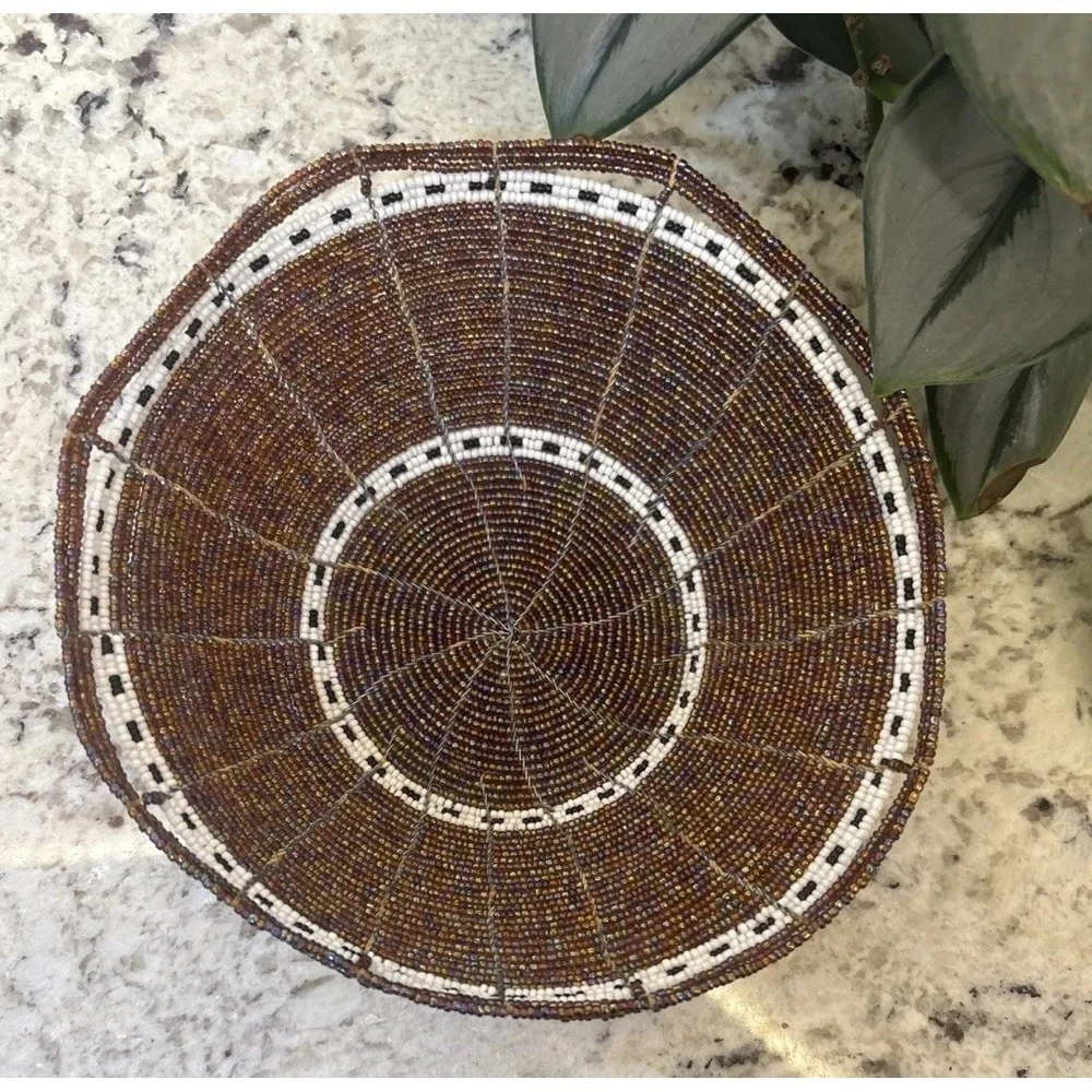Beautiful Hand Crafted African Beaded Small 7