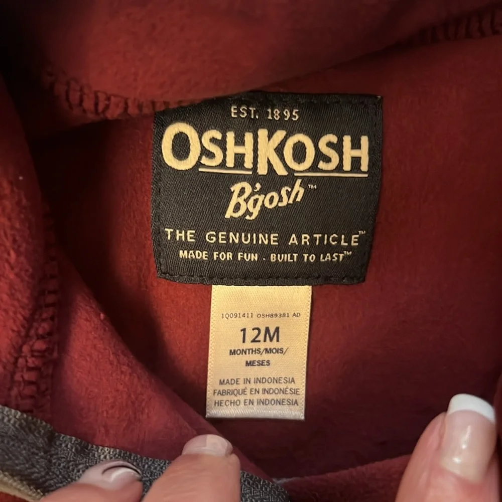 OshKosh Bgosh excellent zipper