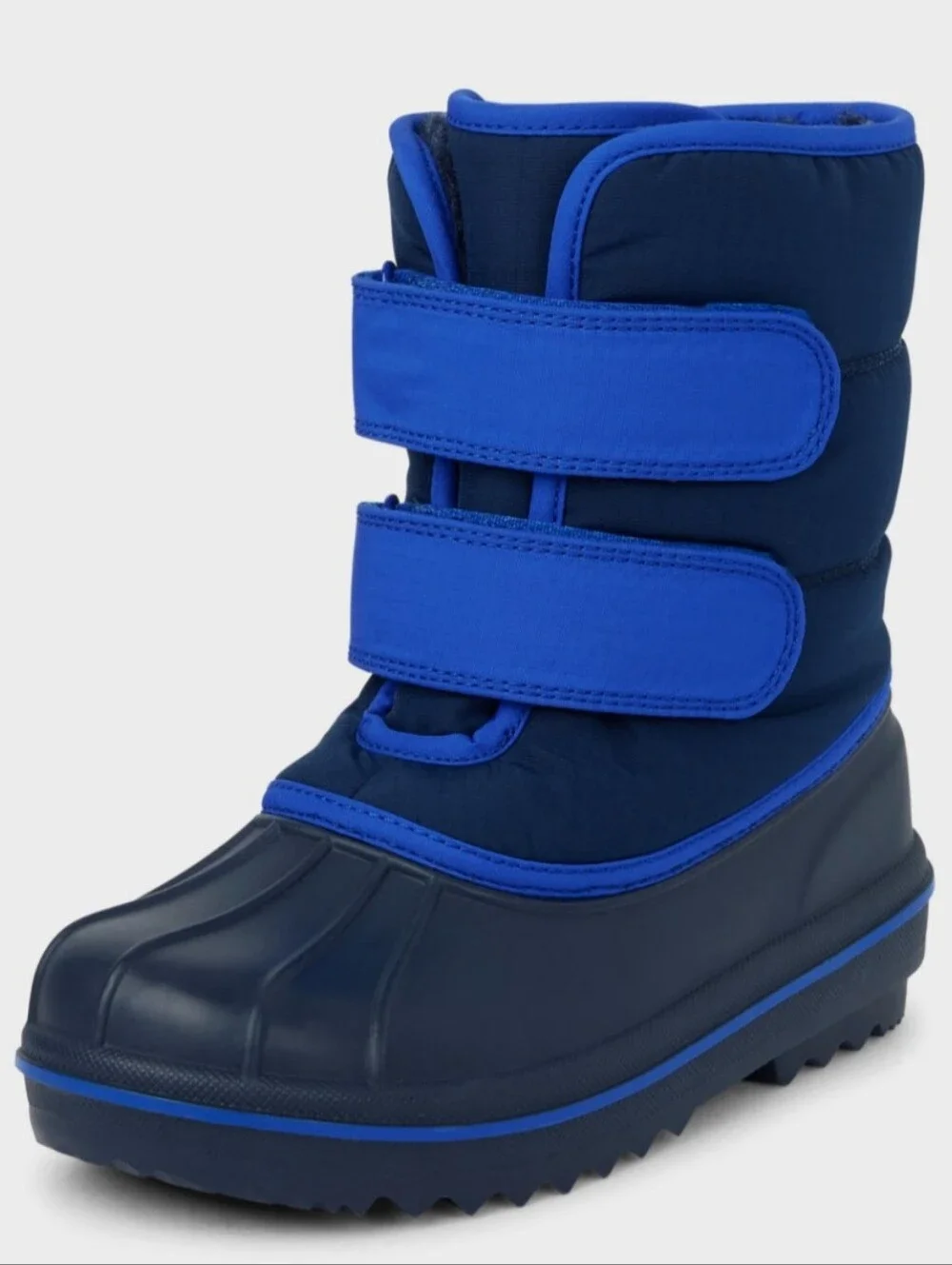 NWT The Children's Place Navy and Royal Blue Kids Snow Boots