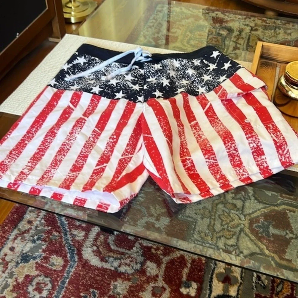 Jams World Red, White, and Blue Cargo Shorts