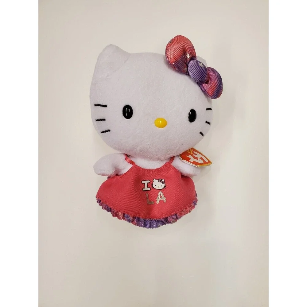 Ty Beanie‎ Babies Hello Kitty I Love LA Plush 6