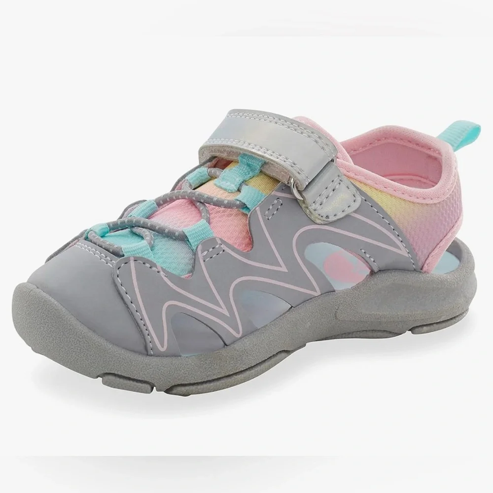 OshKosh B'gosh Martin Toddler Girls' Everplay Sandals.‎ Size 8 NWT