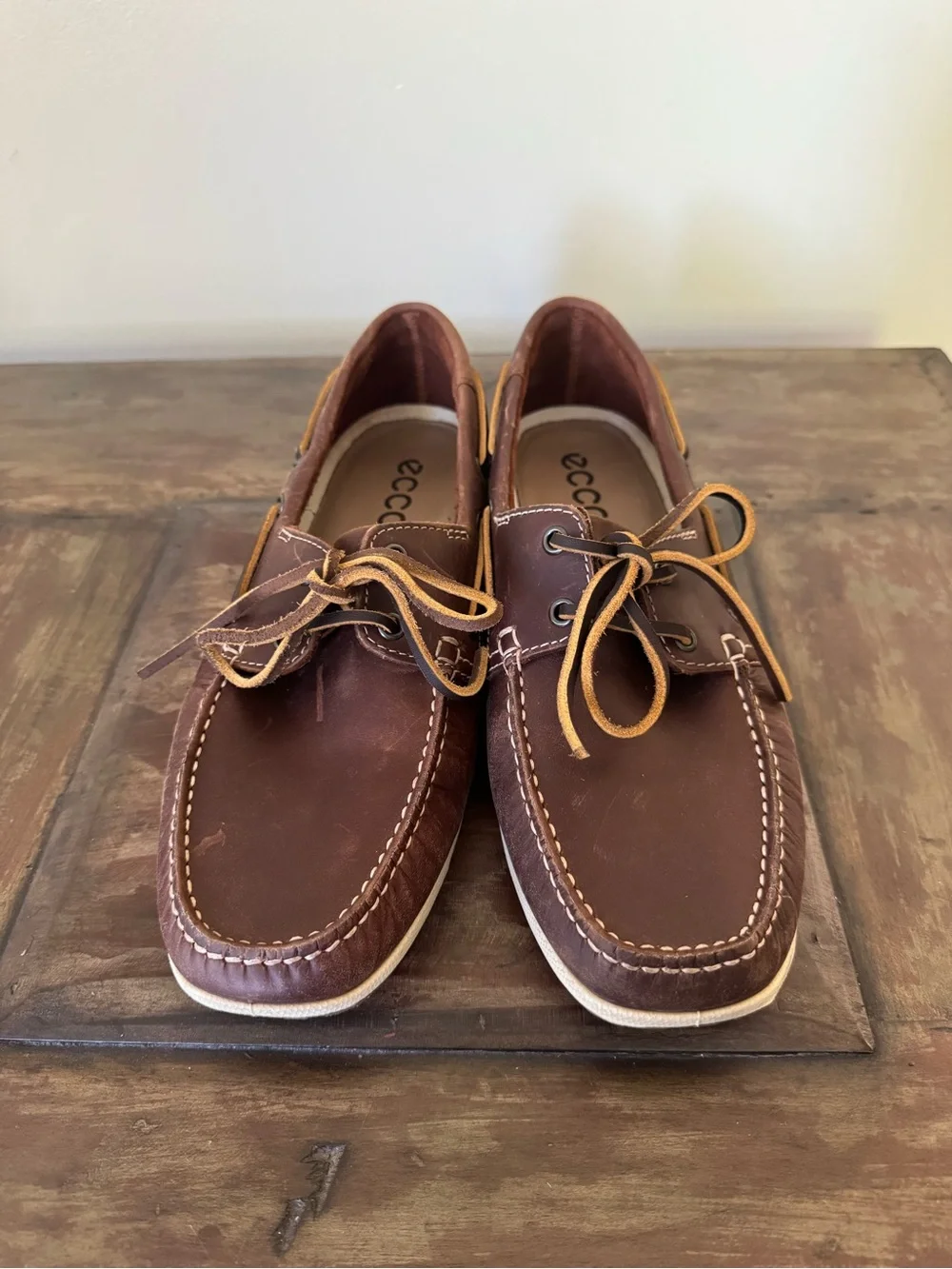 Ecco brown leather