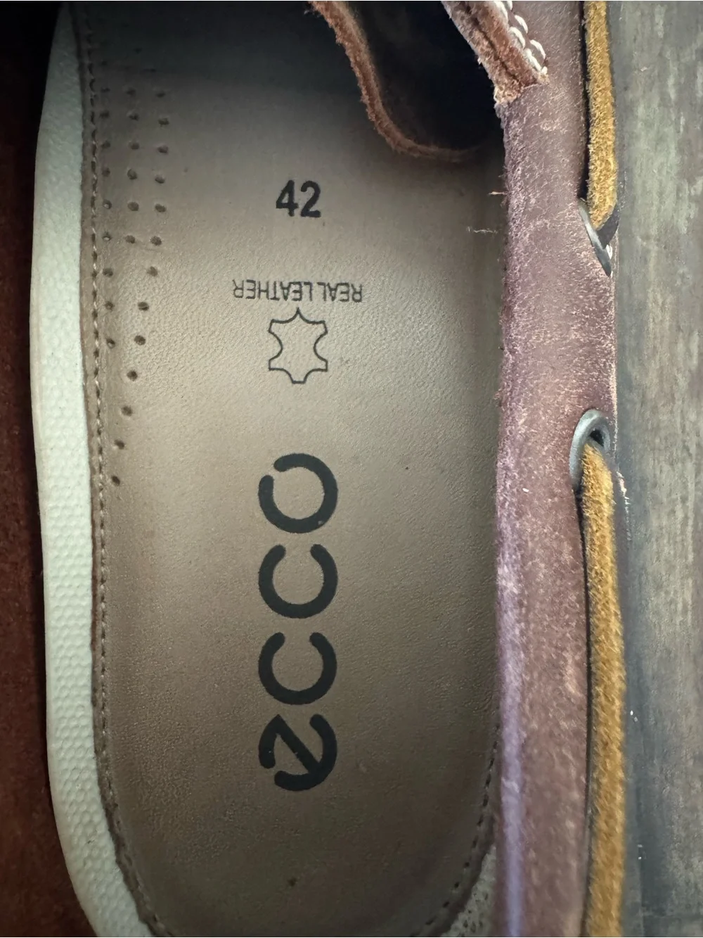 Ecco brown leather