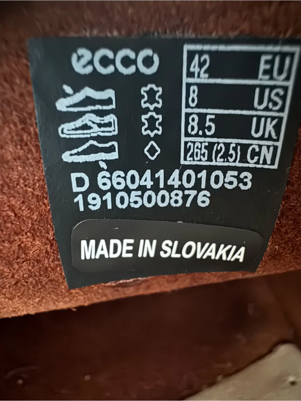 Ecco brown leather