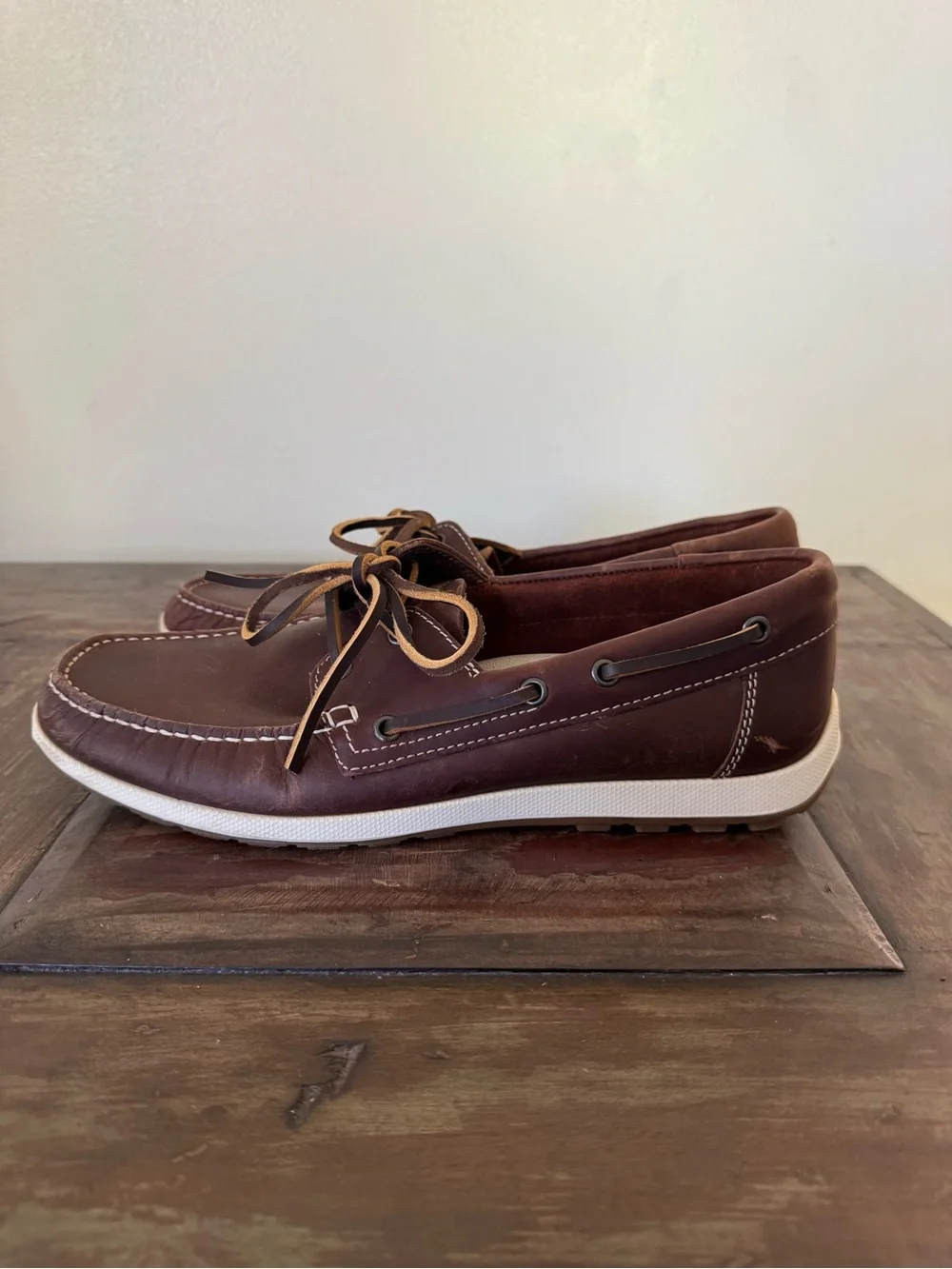 Ecco brown leather