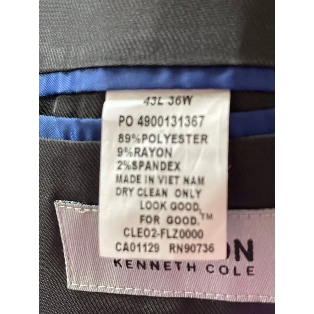 Kenneth Cole approximate measurements