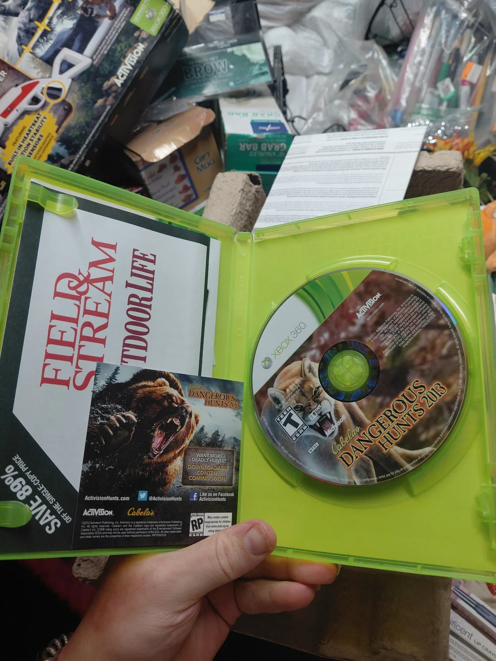Cabela's Dangerous Hunts 2013 bundle for Xbox 360, Top Shot Fearmaster Light Gun