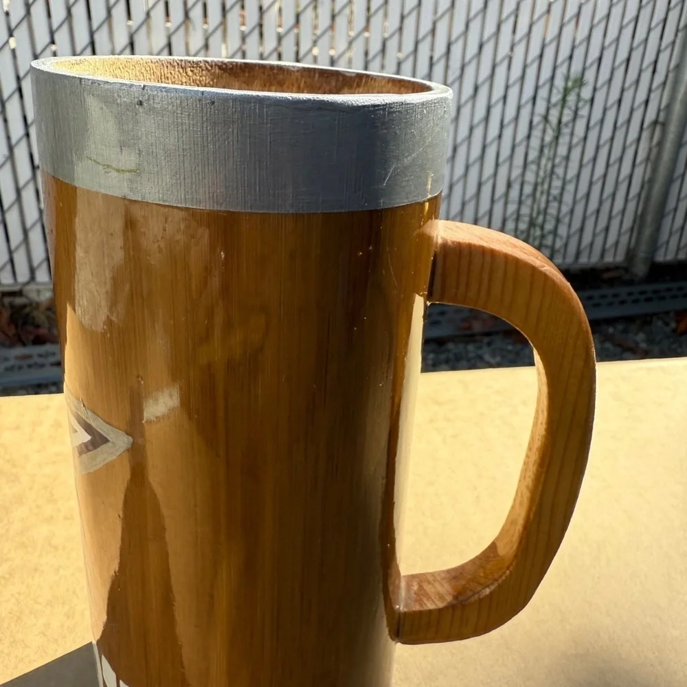 N/A wooden mug