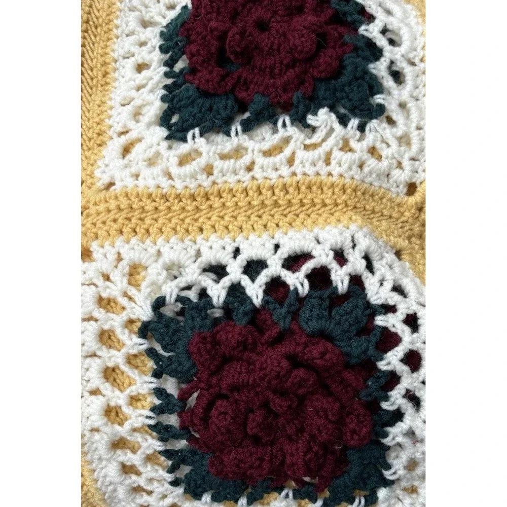 Handmade crochet blanket