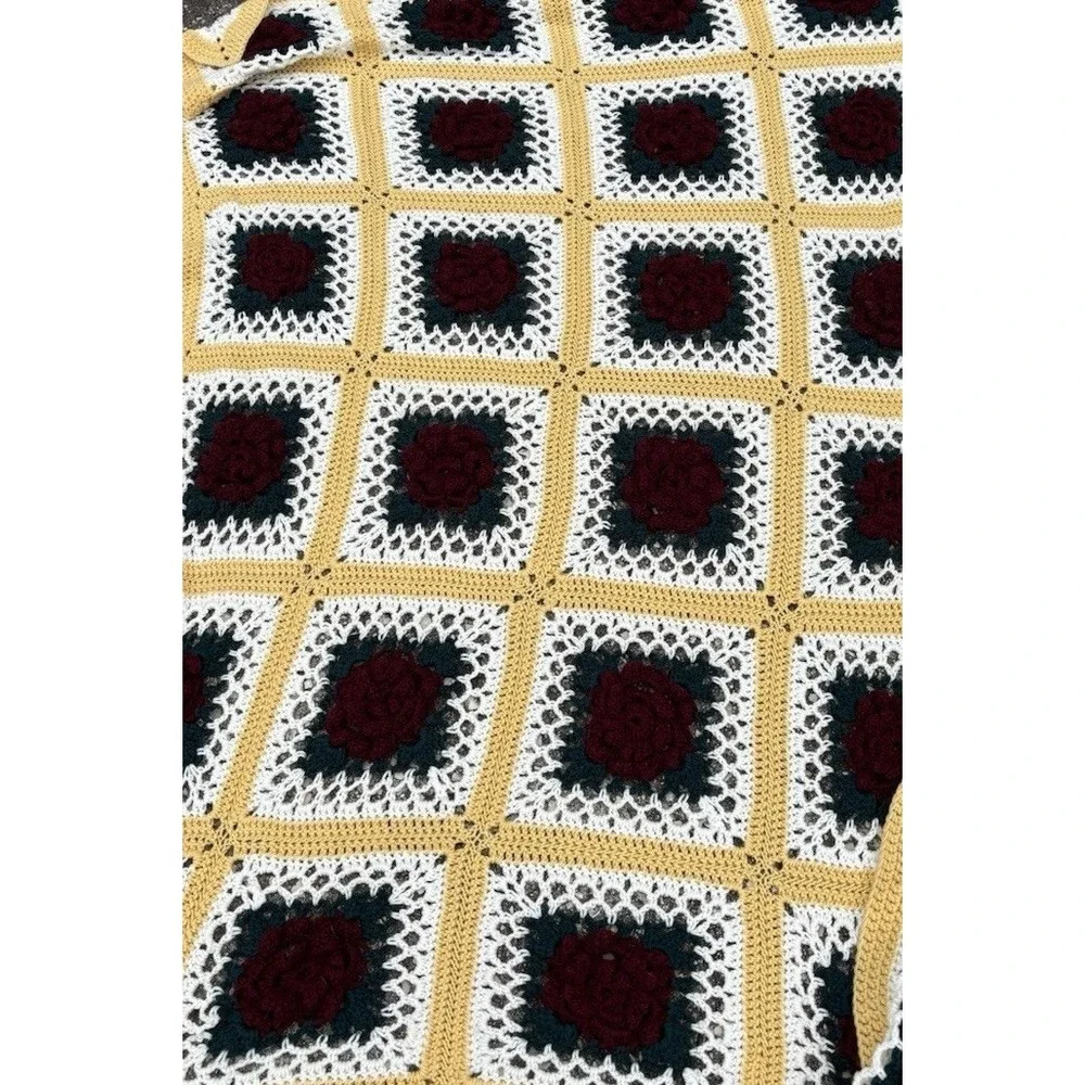 Handmade crochet blanket