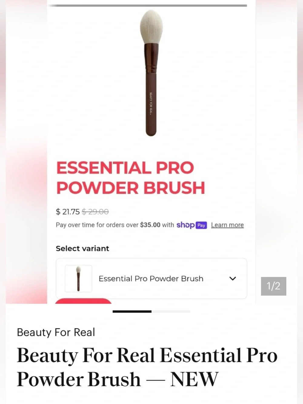 Beauty For Real brand new