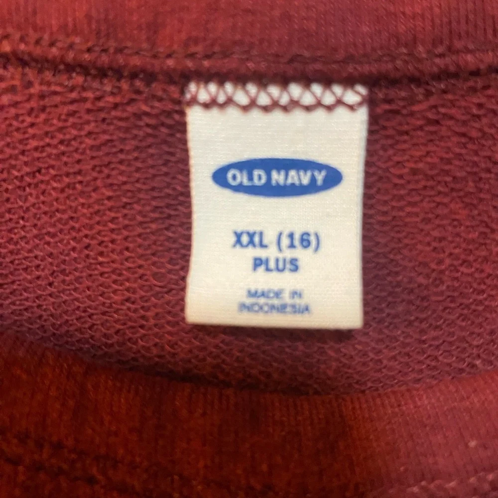 Old Navy cozy maroon