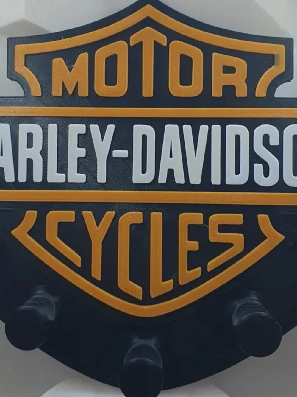 Harley-Davidson Key Hanger Holder, Garage, Wall Decor, Organizer, Motorcycle