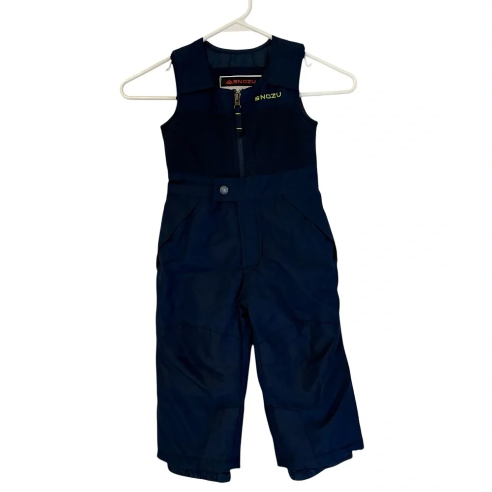 SNOZU Navy Blue Snow Bibs Pants Size 2T‎