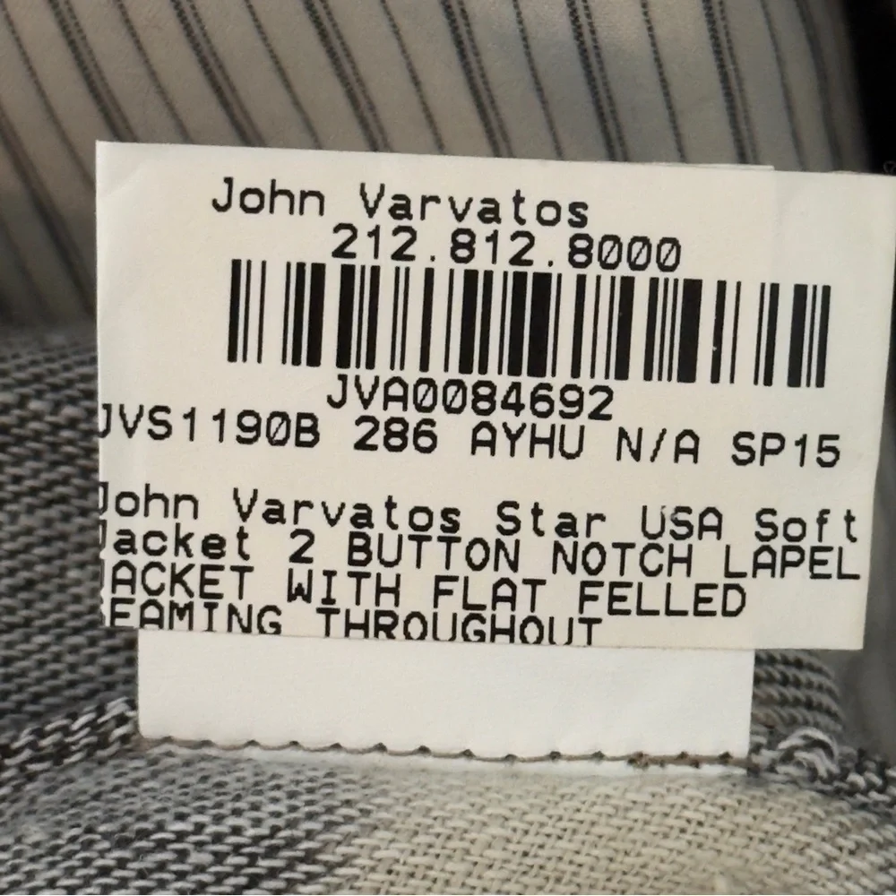 John Varvatos nwot unique