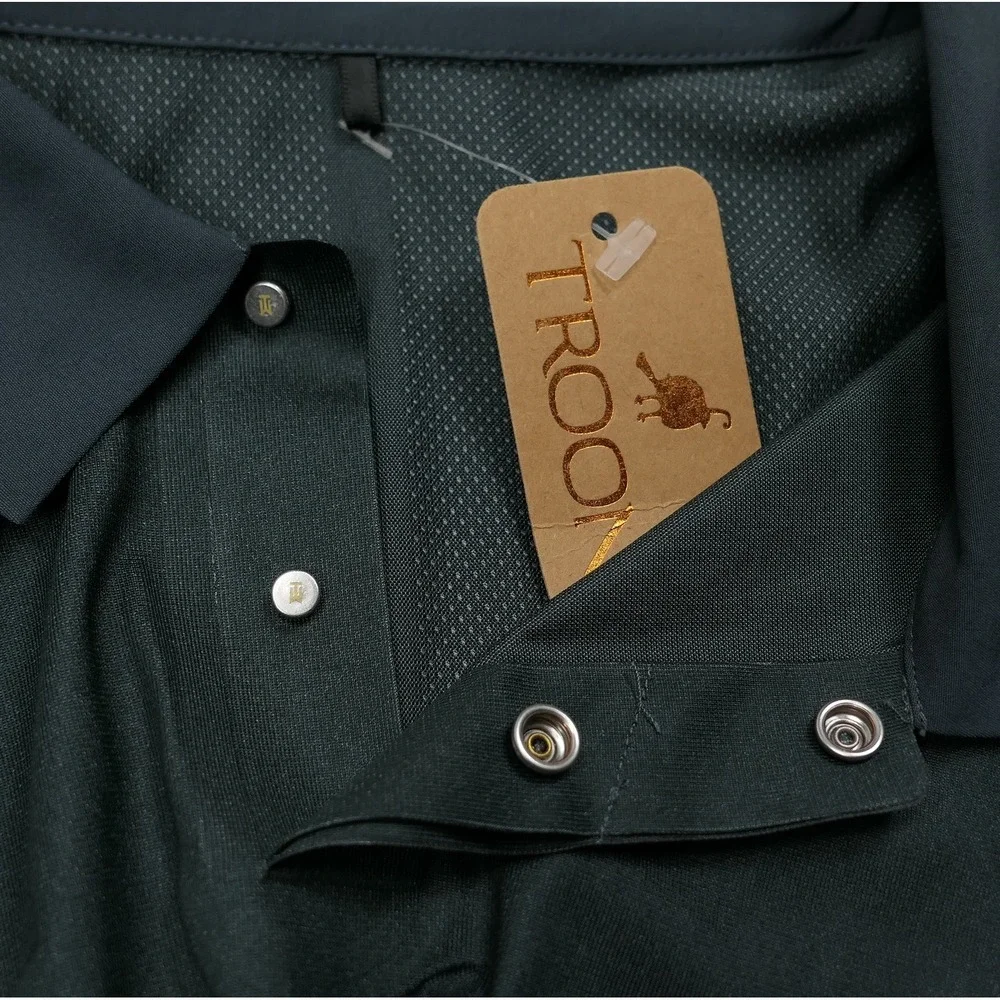 NEW Nike Tiger Woods Collection‎ Polo Mens XXL Slate Troon Golf Shirt NWT