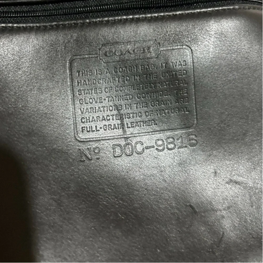Coach vintage black