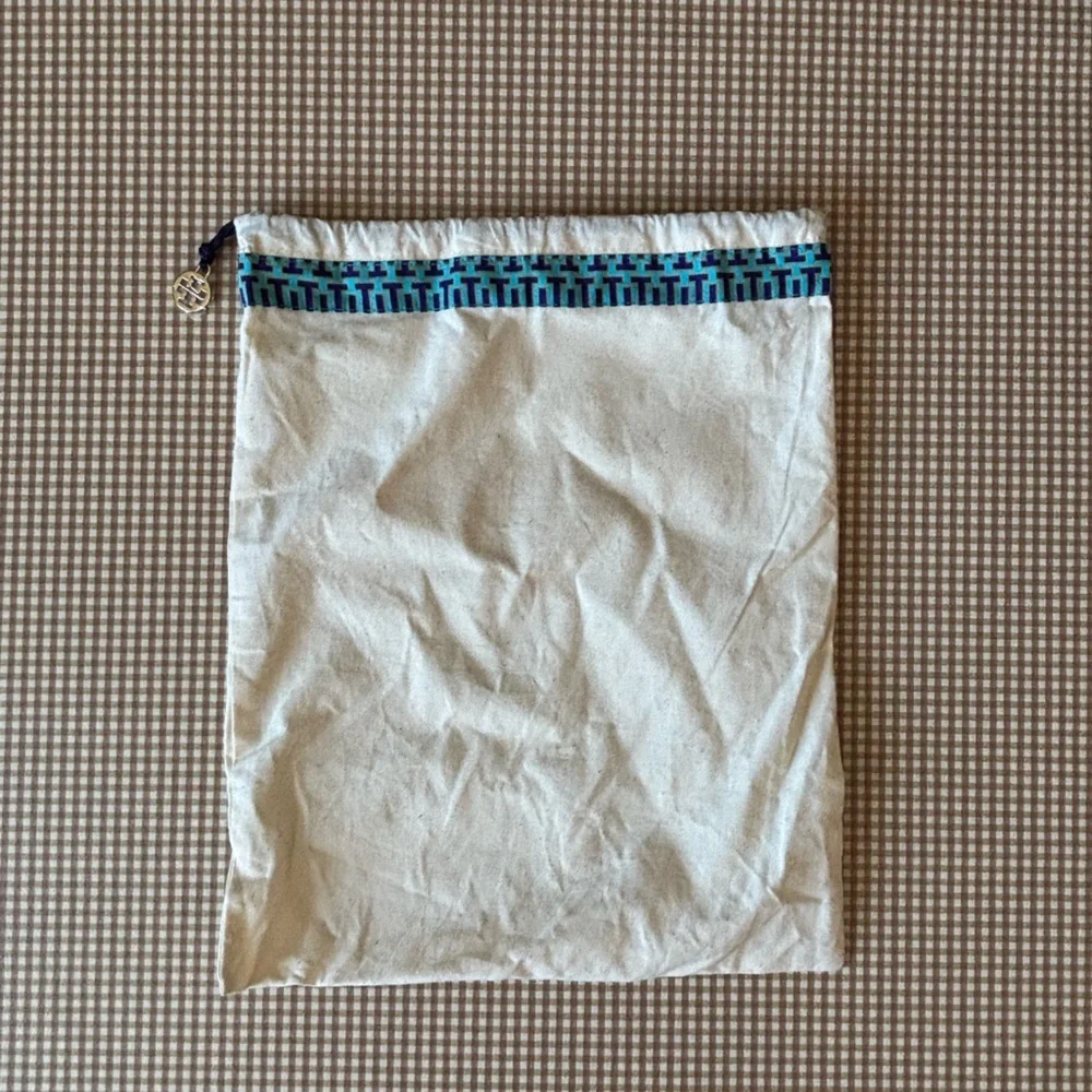 Tory Burch Flats purse dust bag with‎ drawstring