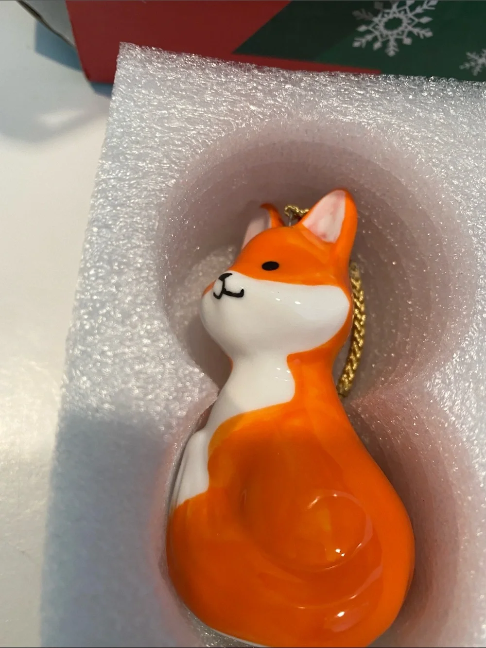 NIB Hand-Painted Ceramic Animal Ornaments for your tree