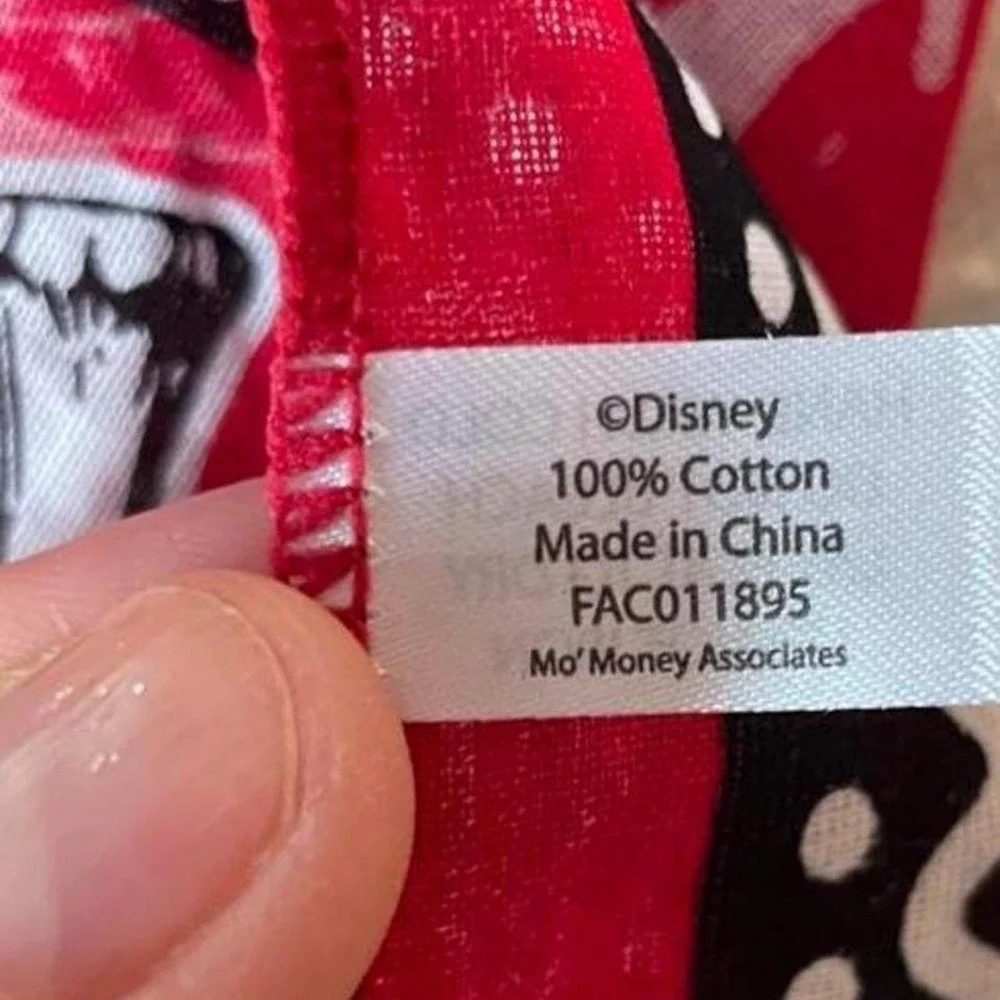 Disney cotton red