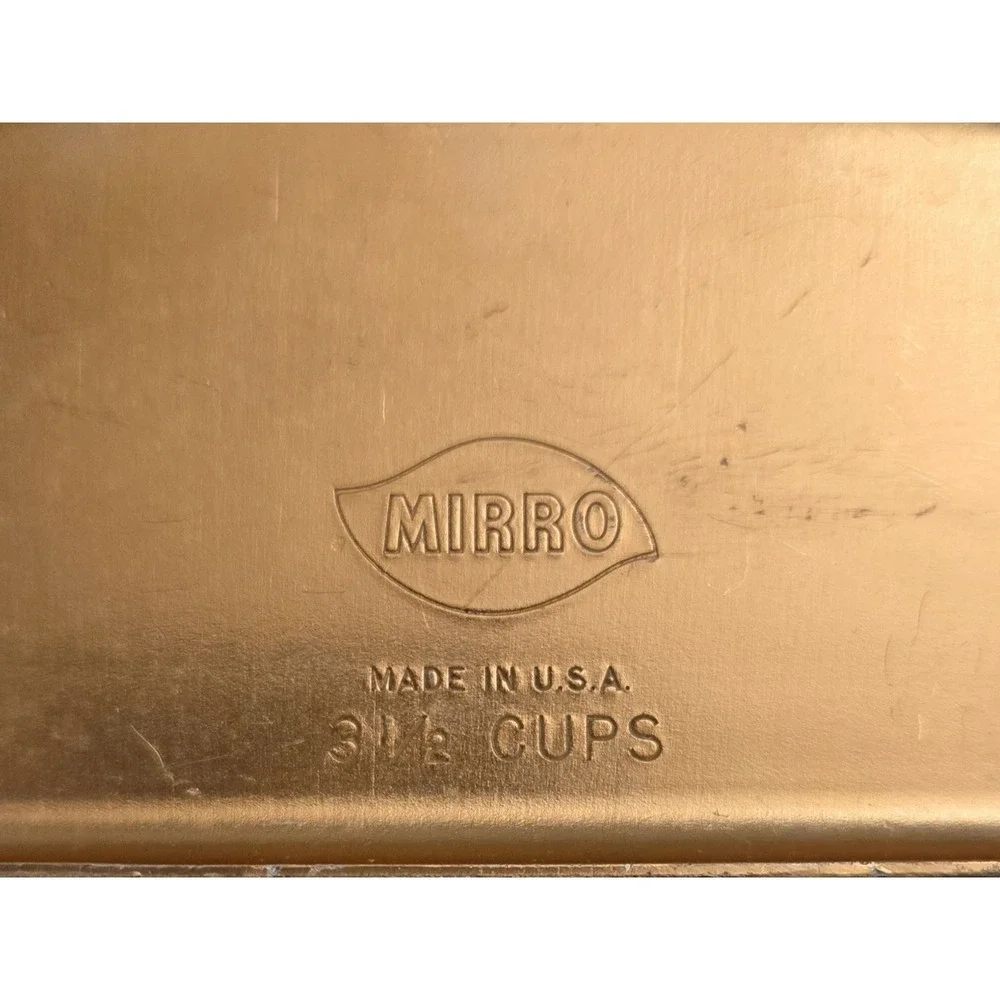 Vintage Mirro Copper Tone Mold Set Fruit‎ Design 3 Piece *Made USA Cottagecore