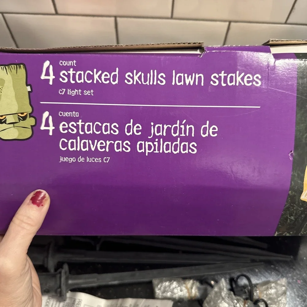 Walmart stacked skulls