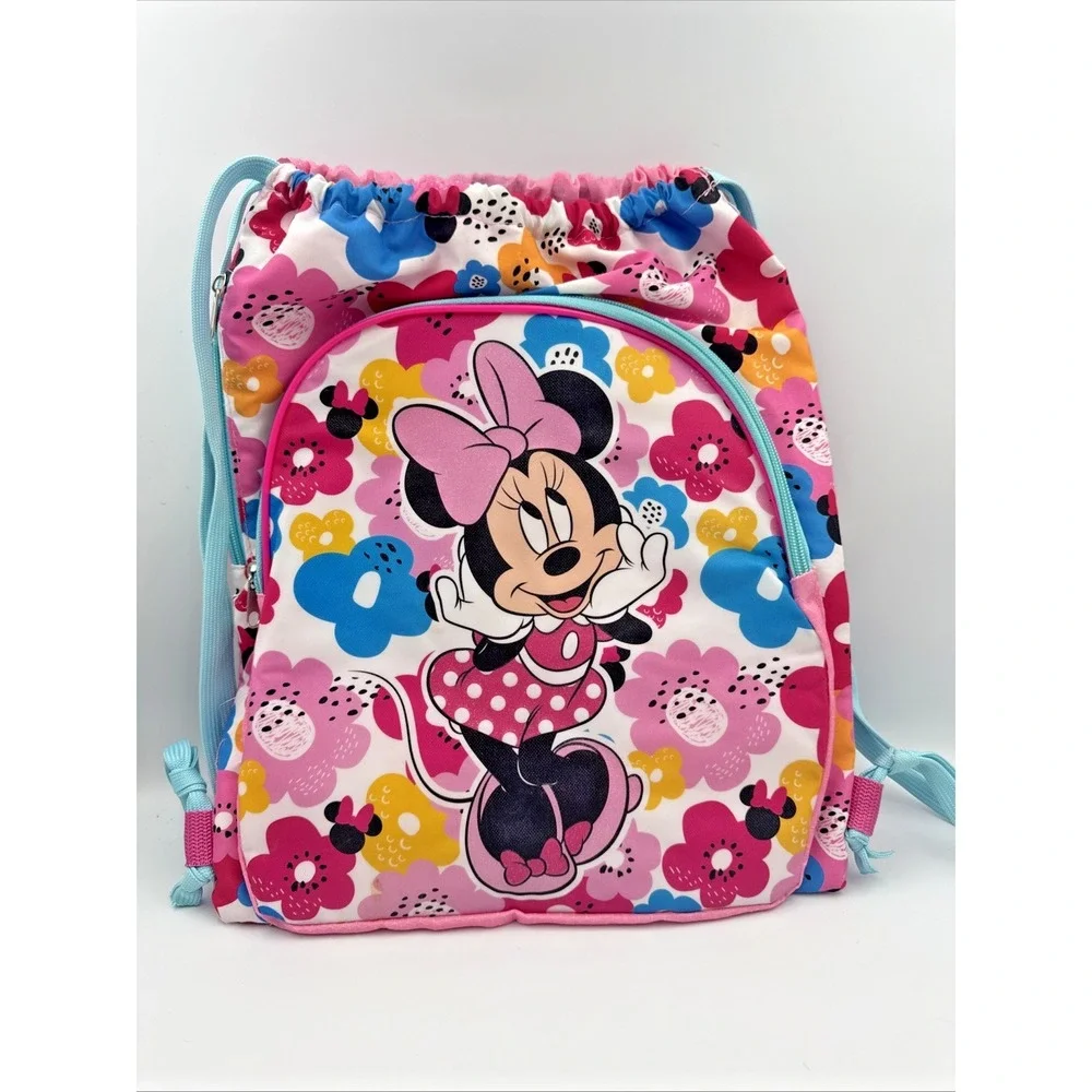 Rare Disney Minnie‎ Mouse Cinch  Backpack