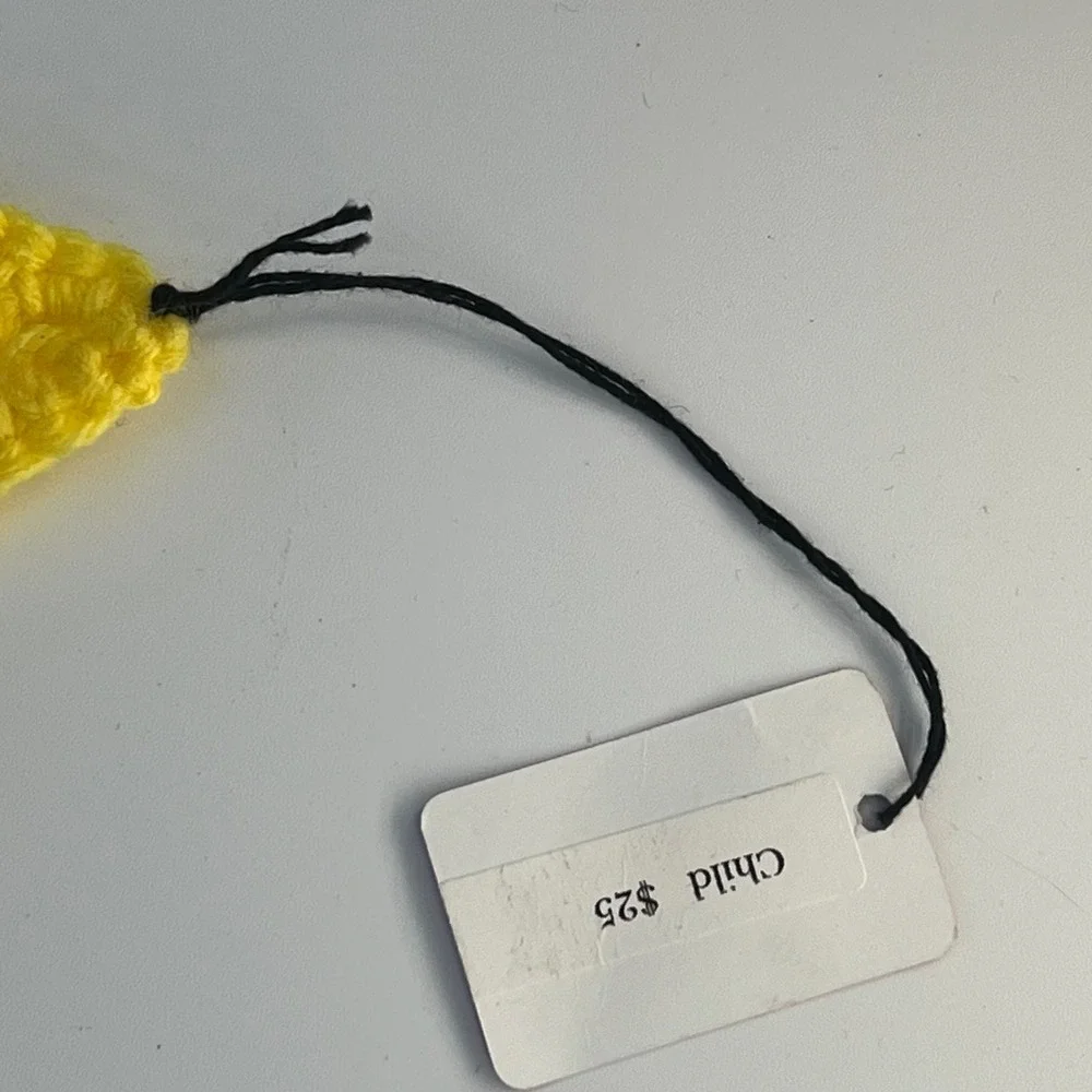 Handmade charming yellow