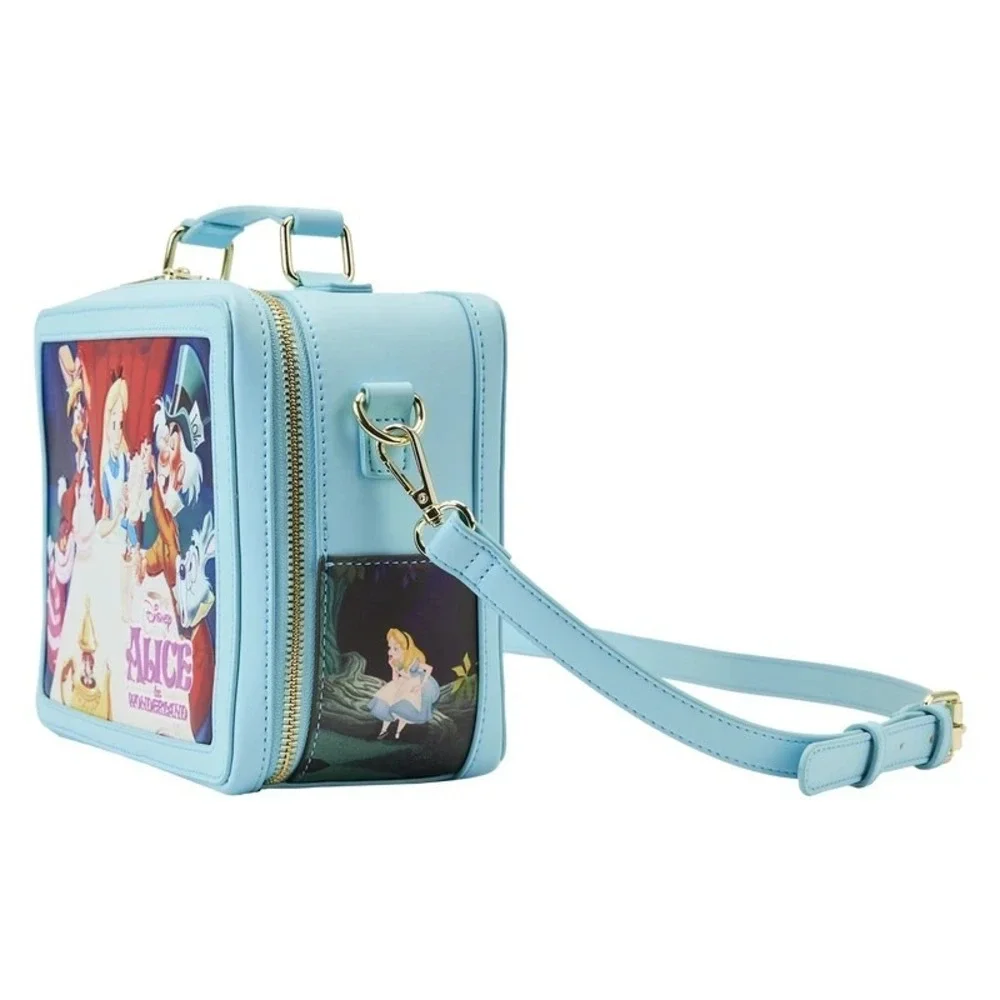 Loungefly Disney Alice in‎ Wonderland Vintage Lunchbox Crossbody Bag