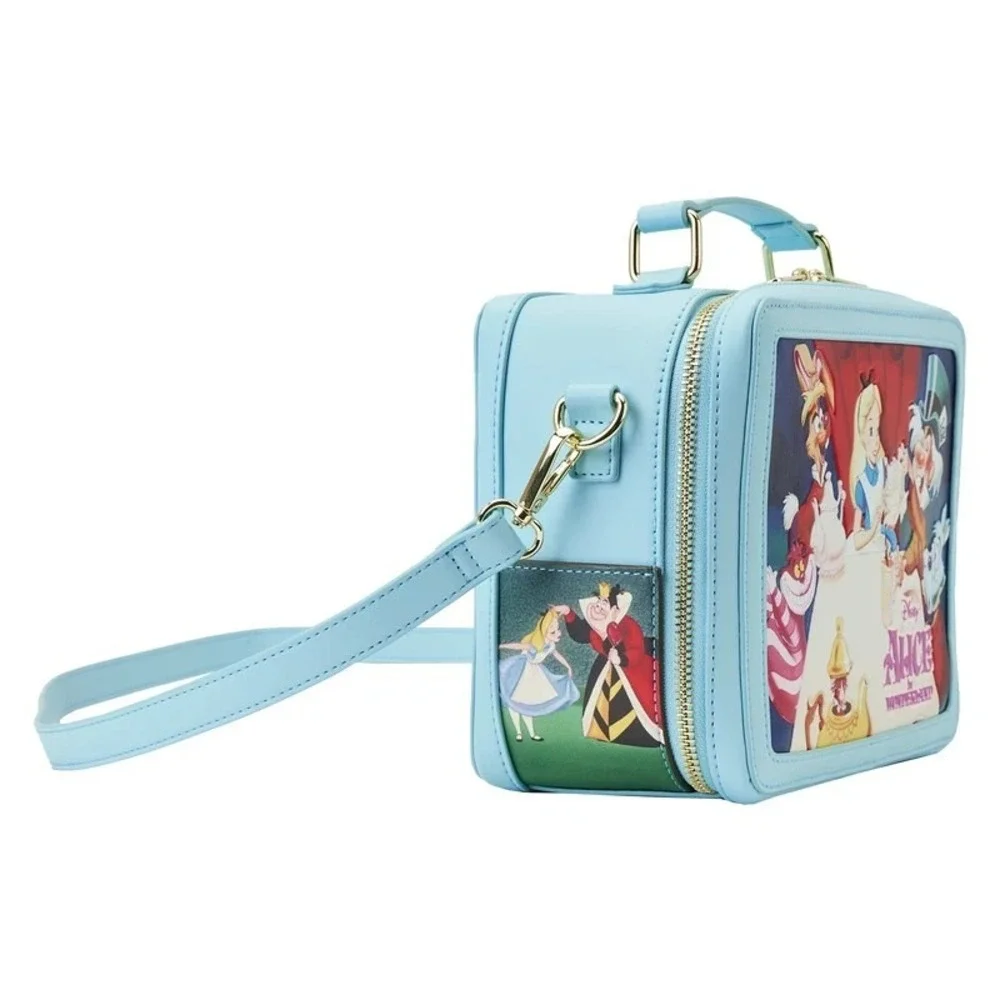 Loungefly Disney Alice in‎ Wonderland Vintage Lunchbox Crossbody Bag
