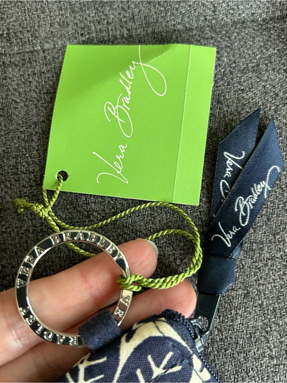 Vera Bradley navy white
