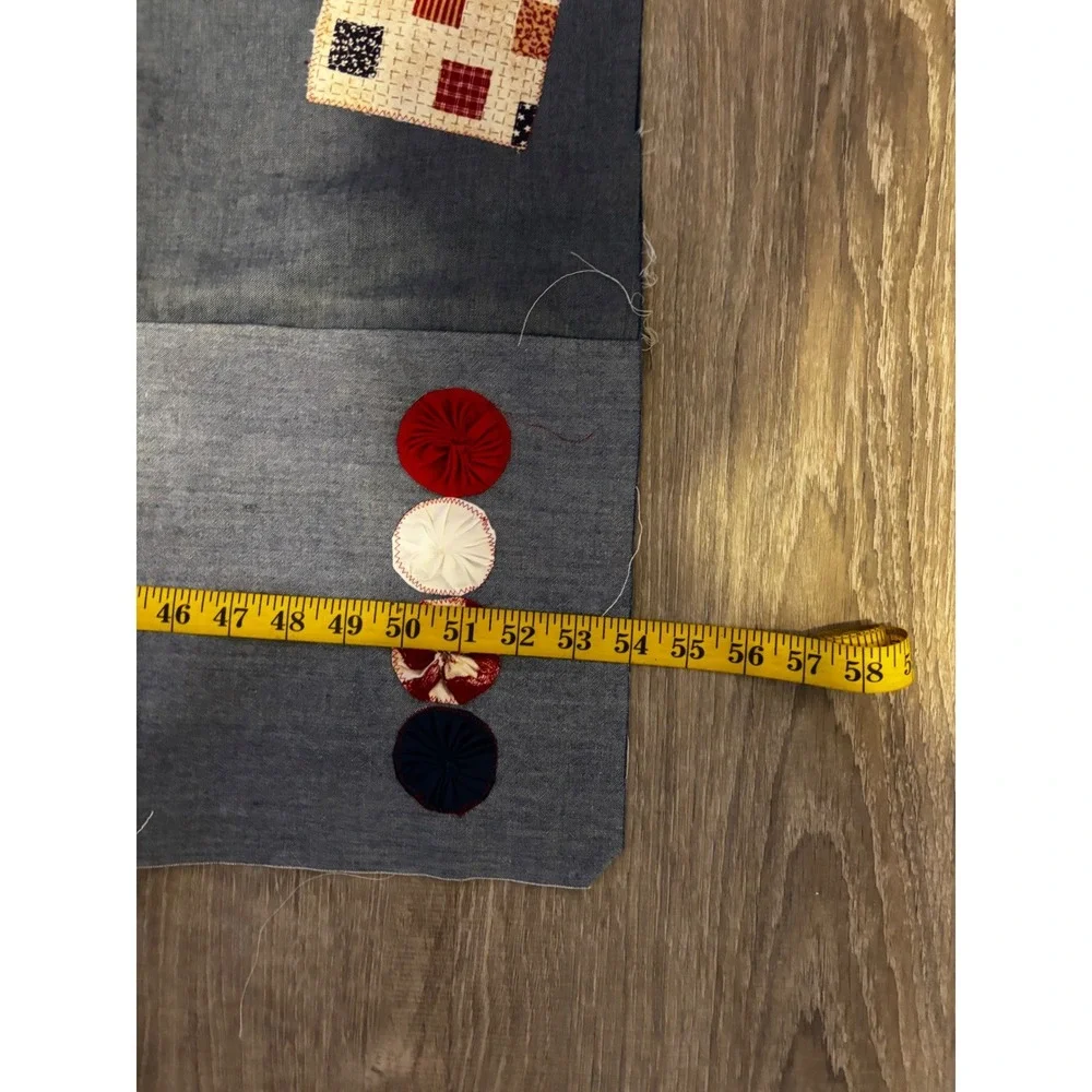 Handmade denim patchwork