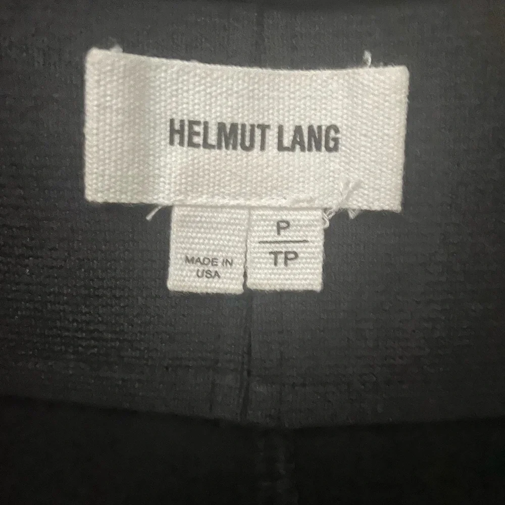 Helmut Lang Modal Black Mini Skirt Drawstring Waist Cargo Pockets Size XS