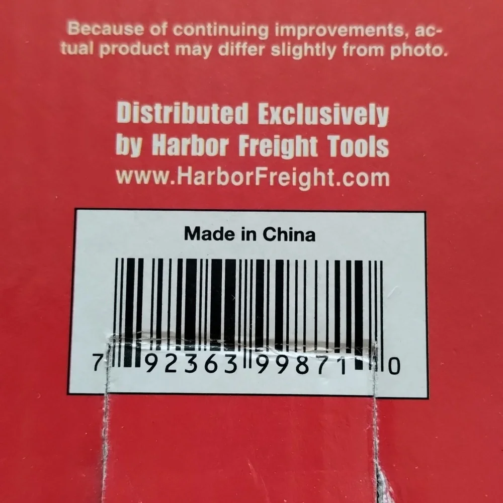 Harbor Freight lightweight kitchen