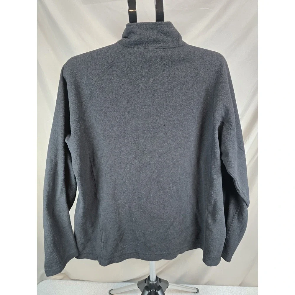 The Outfitters By Lands End Black Titos Vodka Fleece 1/4 Zip XL