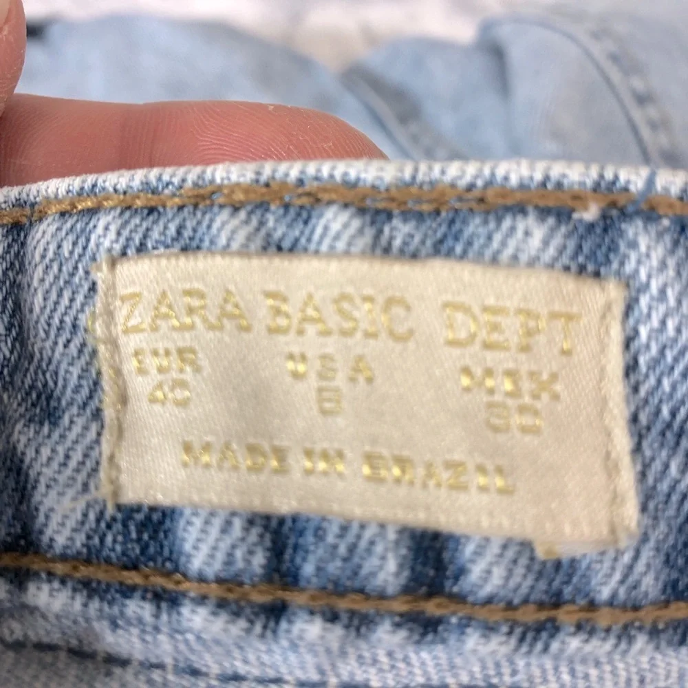 Zara distressed denim