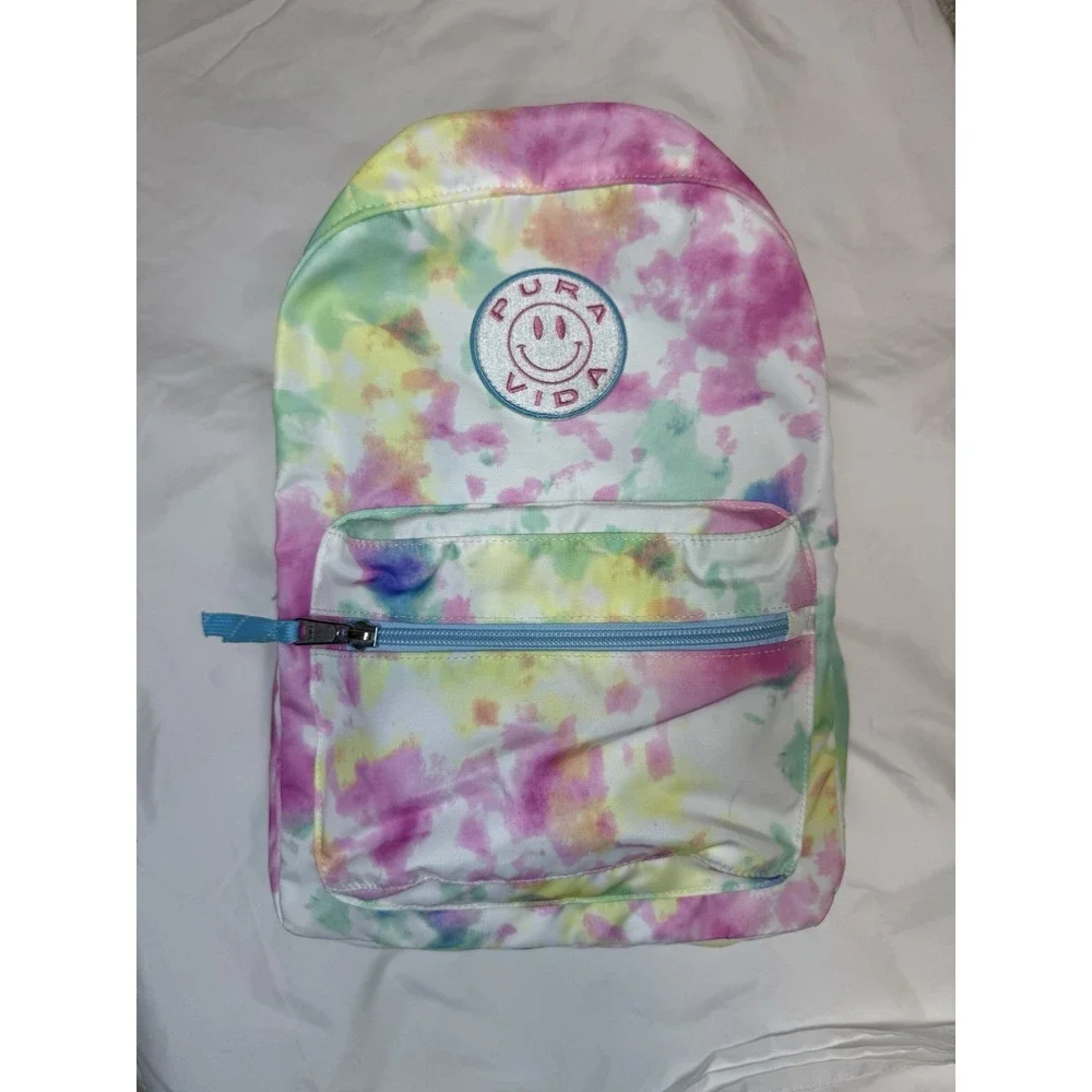 Pura‎ Vida Tie Dye small Backpack Boho Hipster school vacation fun