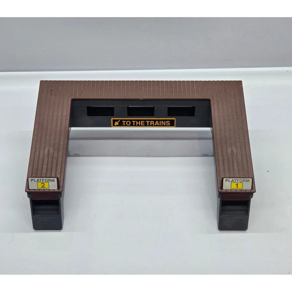 Tomy Thomas Friends Trackmaster Train Station Footbridge Overpass Bridge Brown