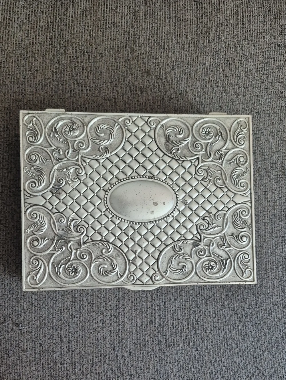 Godinger VINTAGE Silver Plated Jewelry Box Chest