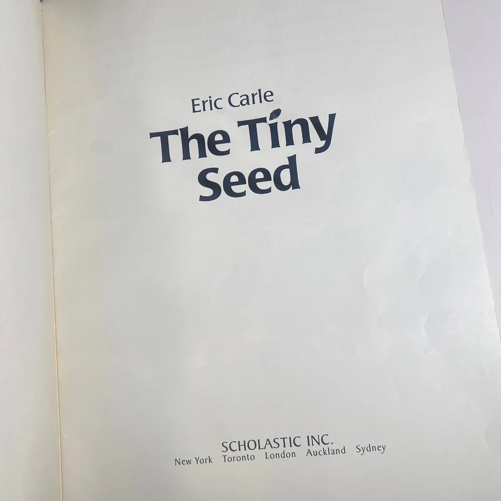Eric Carle The‎ Tiny Seed Scholastic Big Book Children's Gigantic Picture Book