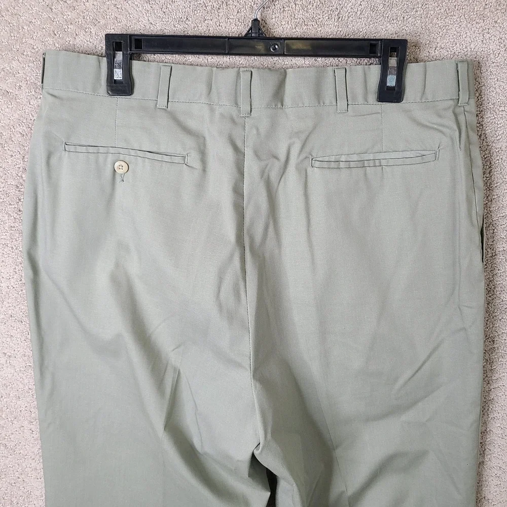 Vintage Haggar Suit Mens 42R Beige 2 Piece Cotton Blend Blazer Pants‎ 35x25