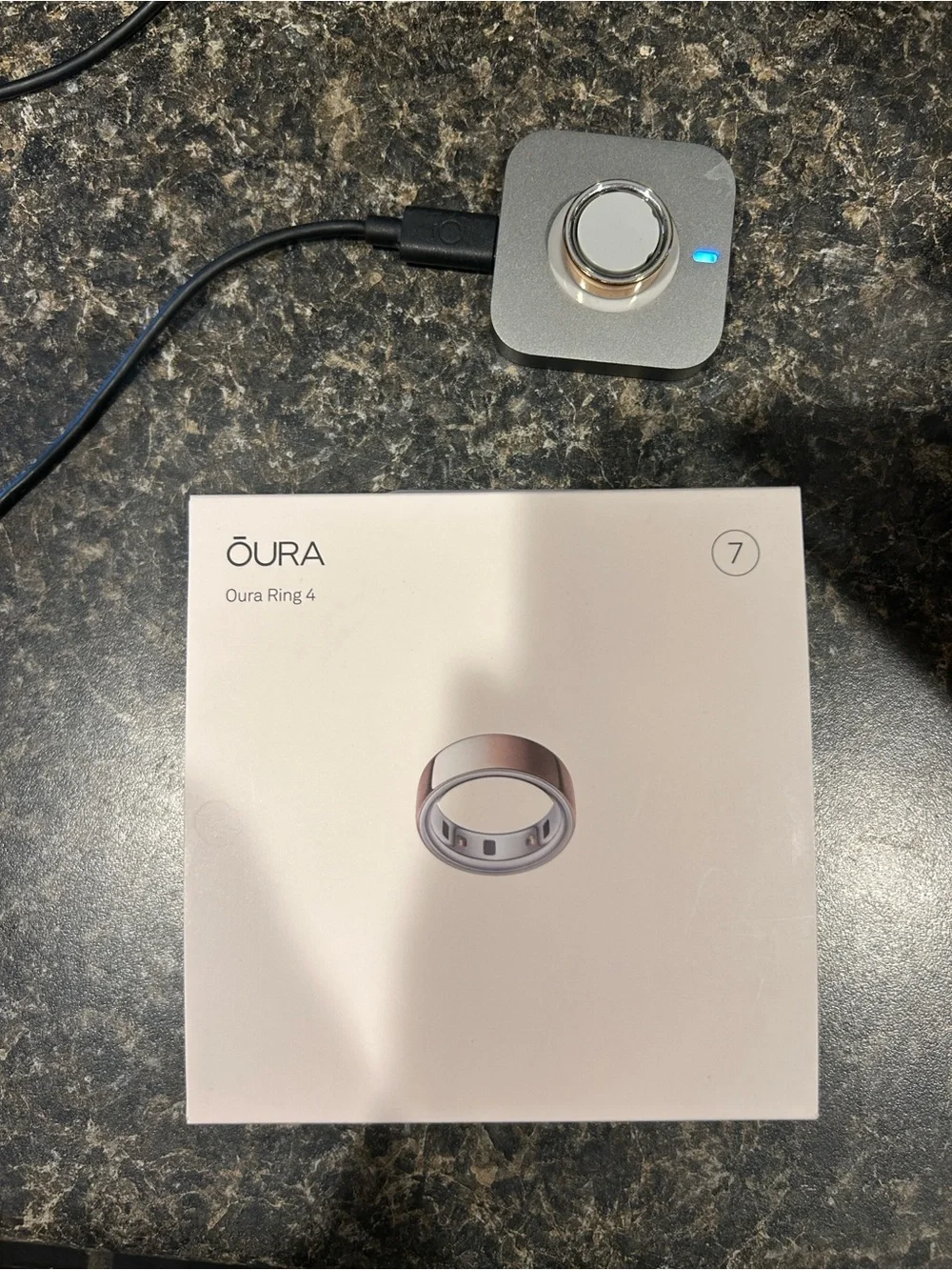 Oura Ring Gen 4 - Rose Gold Finish size 7