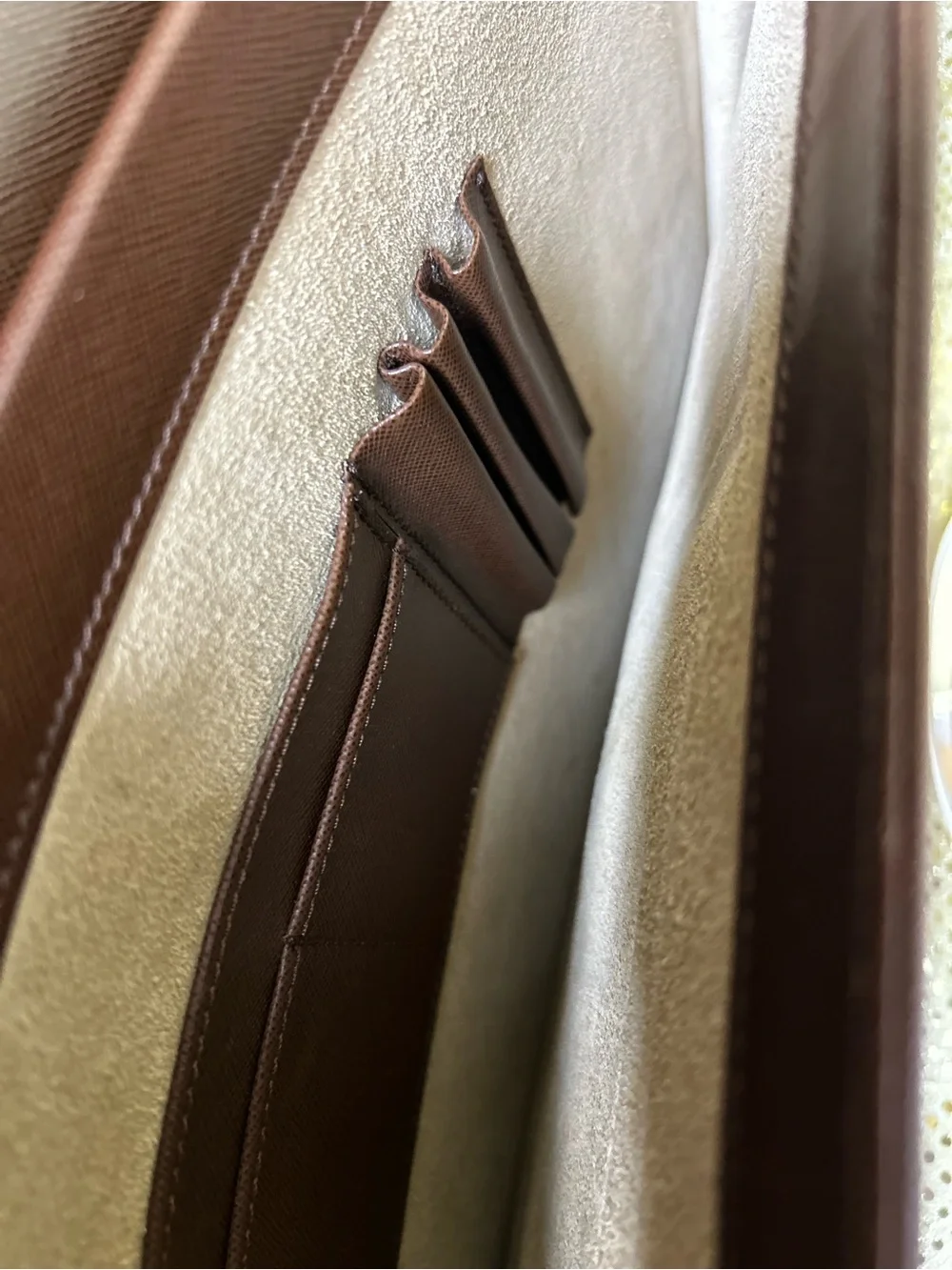 Bally brown leather